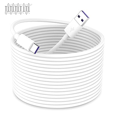 USB Type-Cケーブル 5M USB A to USB Cケーブル 防犯カメラ給電 対応Xiaomi Mi カメラ 2K/スマートカメラ C400/ EZVIZ/YESKAMO/Wyze Cam/Nest Cam/Xbox コントローラー対応
