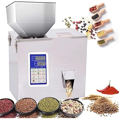 ZINNORE 2~200g 粉末充填機 顆粒充填機 小型充填機 粉体充填機 穀物包装機 小麦粉 塩 スパイス コーヒ..
