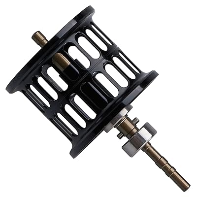 HEIGHTEN リール スプール ダイワ(DAIWA) PR100 PT100 ベイトリール 替えスプール ベアリング付き (ブラック) (420)