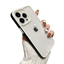 iPhone 14 Plus ケース ストラップホール付き クリア 透明 iPhone14Plus カバー 2色 配色 薄型 可愛い レディース iPhone1...