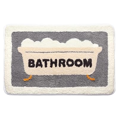 「Tuokus」バスマット 速乾 吸水 抗菌 防カビ お風呂マット 滑り止め 洗える 丈夫 ソフト 室内 ドアマ..