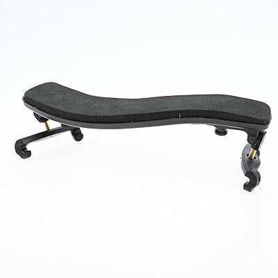 Dreld バイオリン肩当て ショルダーレスト 3/4、4/4サイズ適用 プラスチック+ EVAフォーム製 軽量 滑り..