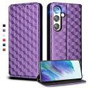 UnivoColors Galaxy S24 (SC-51E/SCG25) 手帳型ケース 高級合皮 カード収納 マグネット開閉 スタンド機能 ストラップホール付き TPUソフトバンパー 全面保護 カメラ保護 衝撃吸収 ビジネス おしゃれ カバー(ムラ