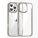 iPhone 16 Pro ケース クリア 透明 アイフォン iPhone16 Pro ケース カバー 2色 配色 薄型 可愛い レディース 背面ケース ハード...
