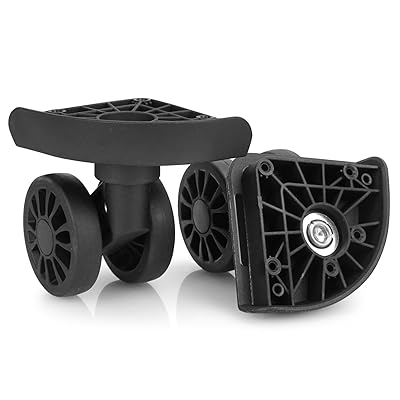 スーツケースキャスター交換用 キャリーバッグ車輪補修 2輪タイプ 車輪直径54mm取り替え 自分で交換 ホ..