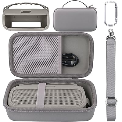 【2個セット】SoundLink Flex Portable Speaker (第2世代) soundlink2 ワイヤレス Bluetooth スピーカーEVAケースとシリコンケース保護セット,ブラウン‐co2CREA