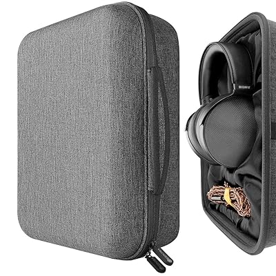 Geekria ケース 互換性 Shield ヘッドホンケース ハードケース 旅行用 ハードシェルケースオーディオテクニカ Audio-Technica ATH-AWKT, ソニー SONY MDR-Z1R, デノン DENONs AH-D9200