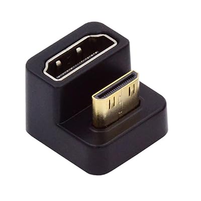 Xiwai 360 度の上の反対 U の形の背部は HDMI の女性の延長アダプターのコンバーターへの小型 HDMI 1.4 の男性を曲げました Xiwai 360 度の上の反対 U の形の背部は HDMI の女性の延長アダプターのコンバーターへの小型 HDMI 1.4 の男性を曲げました