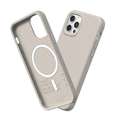 RHINOSHIELD iPhone 12 / 12 Pro SolidSuit ケース MagSafe対応 耐衝擊 米軍MIL規格 衝撃吸収 傷 指紋 防止 薄型 軽量 SGS認証 - シェルベージュ RHINOSHIELD iPhone 12 / 12 Pro SolidSuit ケース MagSafe対応 耐衝擊 米軍MIL規格 衝撃吸収 傷 指紋 防止 薄型 軽量 SGS認証 - シェルベージュ