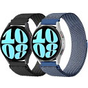 2枚 ラグ幅20MMのみ コンパチブル Galaxy Watch 7/6/5/4 40mm 44mm バンド/galaxyウォッチ 6 Classic 43mm...