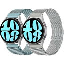 2枚 ラグ幅20MMのみ コンパチブル Galaxy Watch 7/6/5/4 40mm 44mm バンド/galaxyウォッチ 6 Classic 43mm...