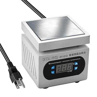 Hosioe アルミプレート加熱ステーション電子ホットプレートテーブル予熱プラットフォーム0-400℃ BGA植..