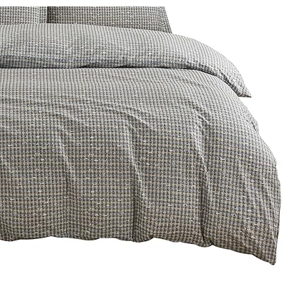 掛けふとんカバー キング 230x210cm 綿100% リバーシブル 掛けカバー エレガント チェック柄 おしゃれ ..