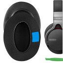 Geekria イヤーパッド 互換性 パッド ソニー Sony MDR-1ABT, MDR-1RBT, MDR-1RNC ヘッドホンに対応 パッド イヤー/イヤーカップ (冷却ジェル/極太 ブラック)(2)