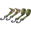 KOKITEA荷締めベルト ラチェット式 ベルト 荷締機長 4m/6m 固定ベルト 固定バンド 破断荷重800kg 2本セット 締付固定 多用途 引越し 運搬用...