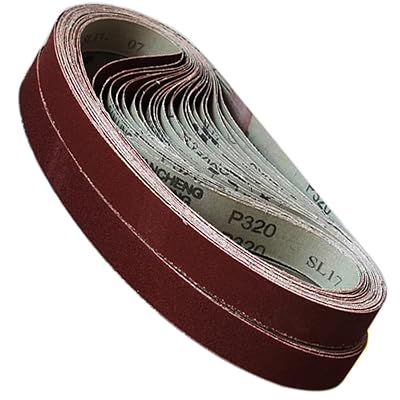 研磨 ベルト 交換用 サンダー研磨ペーパー 替え ベルト【15枚 入り】広さ25mm円周762mm 粒度#60#80#120..