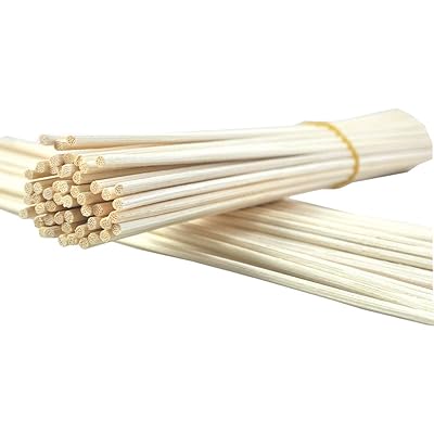 リードディフューザー用ラタンスティック 50本入自然の拡散器の棒, アロマテラピーエッセンシャルオイ..