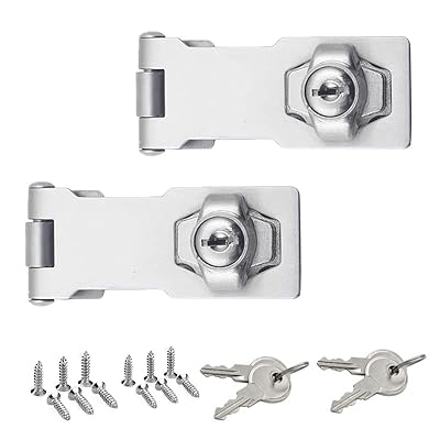 鍵つき掛金錠 鍵付き 掛金錠 2本キー 鍵は通用しません 3インチ 2個セット