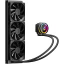 Novonest 簡易水冷CPUクーラー 360mm水冷クーラー PWM 4Pin ファン 搭載 Intel/AMD両対応 ARGBヘッド 搭載 LGA1700...