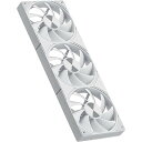 Novonest PCケースファン 120mm ファン 連結型ケースファン 高性能 デイジーチェーン 冷却ファン 4PIN PWM pcファン 一体型 静音ファン 冷却 3個 セット ホワイト「U3T3」(2)
