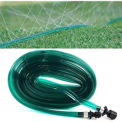 DUOLEIMI 散水チューブ 散水ホース 15m 10m 潅水 チューブ 水やりホース 点滴灌漑 シャワー穴タイプ 芝..