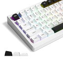 187キーキーキャップ ダブルショット PBT キーキャップ Cherry MX Gateronスイッチ 60%65%70%100%メカニカルキーボードBOW(ホワイト&ブラック)