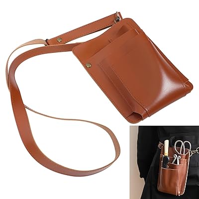 ガーデニングポーチ 剪定鋏ポーチ 革 シザーケース バッグ 園芸 花屋 美容師 ウエストポーチ 剪定用具..