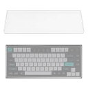 Geekria 75% ノブ キーボード ダスト カバー 透明アクリル キーパッド カバー 84 キー コンピューター キーボード用 Keychron Q1 HE、Q1 Max、Q1 Pro、Keychron V1、V1 Max、AULA F75 P