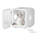 VERILADY ペットドライヤーハウス ペット乾燥機 ペットドライヤー ペットドライルーム 犬 猫乾燥機 ペットドライヤーボックス 静音 風速調整 温度調節 多頭飼 快適 自動 過熱保護 静音 PSE取得 速乾/花粉/消毒対応 62L