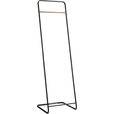 dura-dry ハンガーラック ブラック コートハンガー 耐荷重20kg 頑丈 おしゃれ 約W40×D40×H140cm スリム 玄関 省スペース 紛体塗装 ...