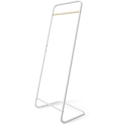 ハンガーラック コートハンガー ホワイト スリム 省スペース 紛体塗装 防サビ加工 約W40×D40×H140cm