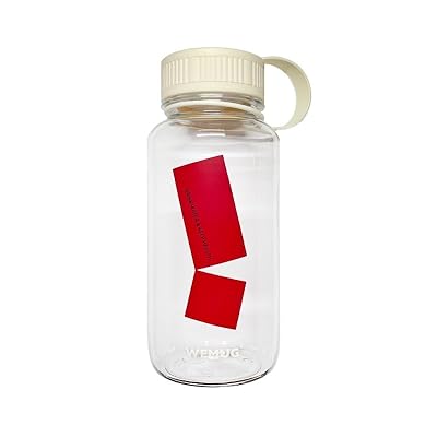 WEMUG スポーツボトル 550ml (水漏れしない 完全密閉のウォーターボトル) パッキンレス Classic S550 (ベージュ)