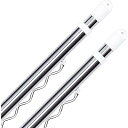 物干し竿 丈夫な鋼管に清潔なステンレスを被覆した2重構造パイプ パイプ太さ29.4mm 耐荷重50kg 洗濯物がたくさん干せる 屋内・屋外使用可 伸縮自在 洗濯...
