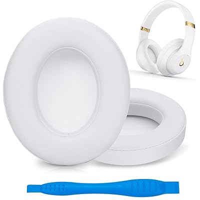 GEVO イヤーパッド 交換用 イヤークッション Beats Studio3 ＆ Studio2 Wired/Wireless ワイヤレスヘッドホン 適用 交換パッド A1914/B0500/B0501 用 ヘッドセットパッド 遮音 音漏れ防止 プロ