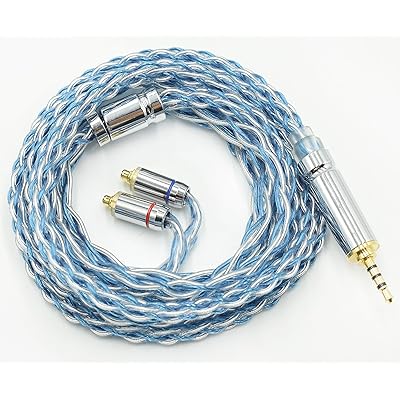 【JSHiFi-Freedom】MMCX2.5mmリケーブル 8芯銀メッキ MMCXイヤホンアップグレードケーブル 2.5mmイヤフォン交換ケーブル (MMCX2.5mm)