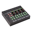LINBE ヘッドフォンアンプ、4チャンネルオーディオミキサーポータブルヘッドフォンアンプ軽量ボリューム調節可能なノブ5V電源インターフェイス付きヘッドフォンミキサーギターTV携帯電話レコーディングスタジオ4チャンネルステレオヘッドフォンアンプ