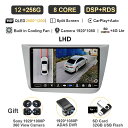 送料無料 Android 15 カーラジオ Seat Altea XL Toledo 2004-2015 マルチメディアプレーヤー GPSナビゲーション Car...