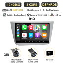 送料無料 Android 15 カーラジオ Seat Altea XL Toledo 2004-2015 マルチメディアプレーヤー GPSナビゲーション Car...