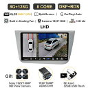 送料無料 Android 15 カーラジオ Seat Altea XL Toledo 2004-2015 マルチメディアプレーヤー GPSナビゲーション Car...