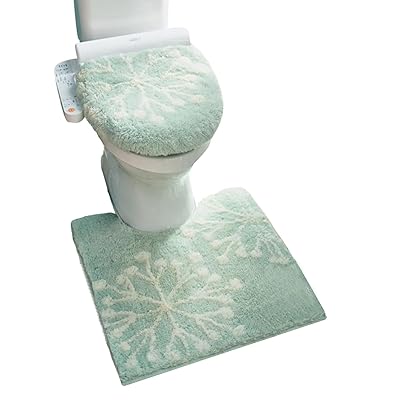 MOGU（JP）トイレマット フタカバー 3点セット 便座カバー ふんわり 洗える トイレマット セット 洗浄..