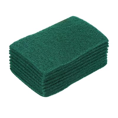 METALLIXITY スカワリングパッド（14.7cm x 10cm/5.8" x 3.9"）10個セット 再利用可能な家庭用食器洗い..