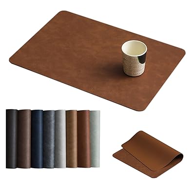 淳一屋 ビッグサイズ 50cm*34.5cm ランチョンマットPU製 丸洗いOK 耐久性 撥水 防汚 断熱 滑り止め お..