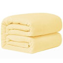 Hansleep 毛布 シングル 夏用 黄色 ブランケット 100x140cm グレー マイクロファイバー 柔らかく肌触り フランネル 洗える 静電防止 四季適用 (100x140,イェロー)
