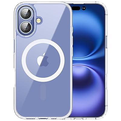 Eiffebill iPhone 16 Plus 用 ケース MagSafe対応 【米軍規格・全面保護・耐衝撃】 マグネット搭載、ワイアレス充電対応 バックパネル、黄ばみ防止、滑り止め ストラップホール付き スマホケース iphone 16 Plus