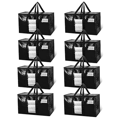 TAILI 大きいバッグ 布団収納袋 引越しバッグ 収納ケース 特大容量 透明窓 持ち手付き 衣装ケース 洋服..