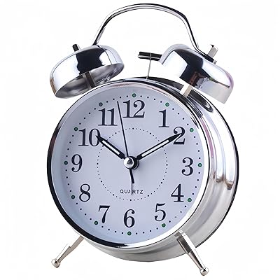 YYDS 大音量 置き時計 おしゃれ アラーム 絶対起きれる目覚まし時計 大音量 振動 可愛い ダブルベル シ..