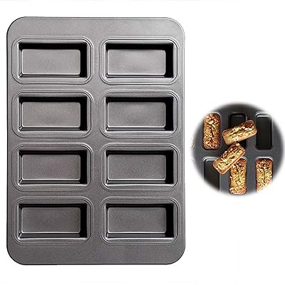 PAVIKEマフィン型【8個取り】フィナンシェ型 ケーキ金型 カップケーキ型 キッチンツールアクセサリー、..