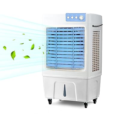 KAKAMI-Home 冷風扇 冷風機 大型冷風扇 冷房器具 水冷式 クーラー 30L 冷風機 強力 人気 自動首振り 3..