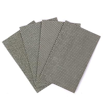 HOMESOM ダイヤモンドサンドペーパー 電気メッキ 研磨シート 研磨 サンディングペーパー グリット 60 1..