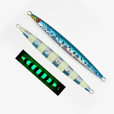 Tolure メタルジグ 150g 急速に沈下 夜光 3Dプリンタの目 レーザ紙コーティング ジギング 海釣り サバ ..